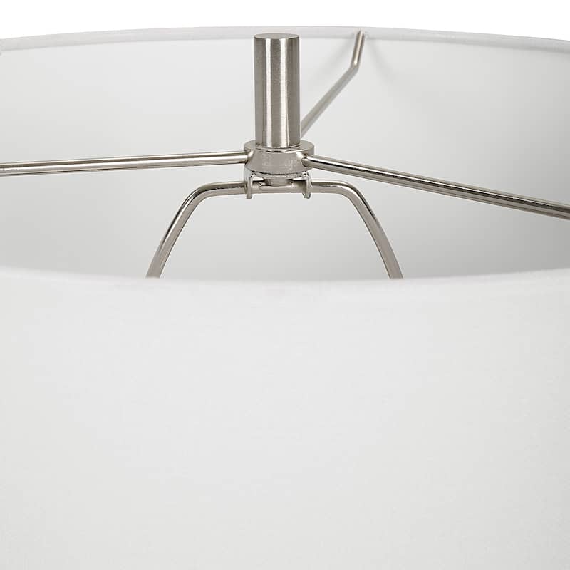 Uttermost Band Together Crystal & Wood Table Lamp - 16 W X 28 H X 16 D (in)