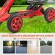 preview thumbnail 6 of 8, 4 Wheel Pedal Ride On Toy for Kids 3-8 Adjustable Seat Red Color - 33.27 x 18.31 x 19.69 in