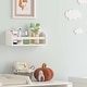 preview thumbnail 2 of 10, Wallniture Kids White Bookshelf for Nursery