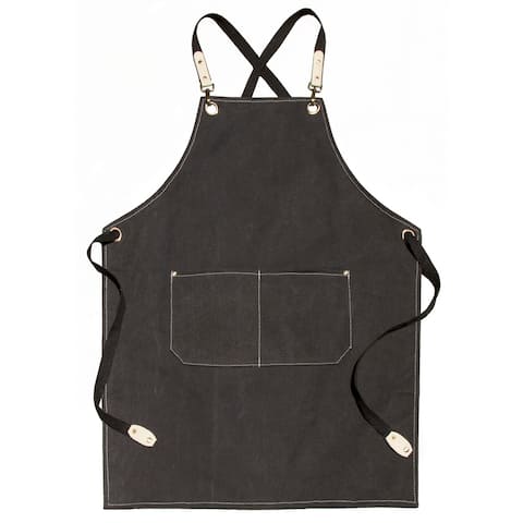 Canvas Apron, Crafting Woodwork Bartending Kitchen and Grill BBQ Apron