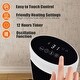 preview thumbnail 3 of 3, Electric Space Heater, 1500W Ceramic Tower Fan Heater, Digital LED Display, Auto - 6*20*6