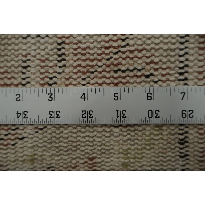 Hand Knotted Oriental 100% Wool Carpet Transitional Floral Beige & Ivories Anatolian Area Rug - 9' 9'' X 5' 6''