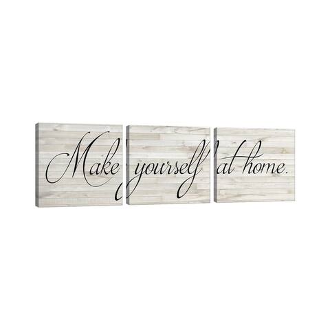 iCanvas "Family Inspiration IV" by Alicia Ludwig 3-Piece Canvas Wall Art Set