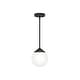 preview thumbnail 2 of 13, Hunter Hepburn 1 Light Pendant - Kitchen Island, Bedroom, Foyer - Globe, Mid-Century Modern, Art-Deco