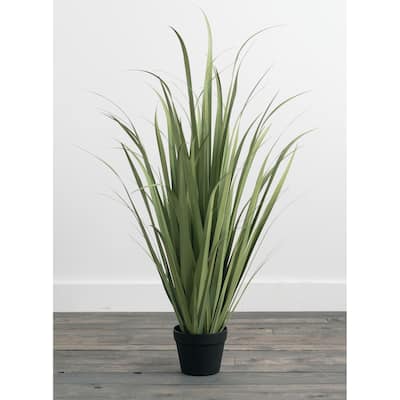 Sullivans Artificial Onion Grass Potted 47"H Green - 47"H x 28"L x 28"W