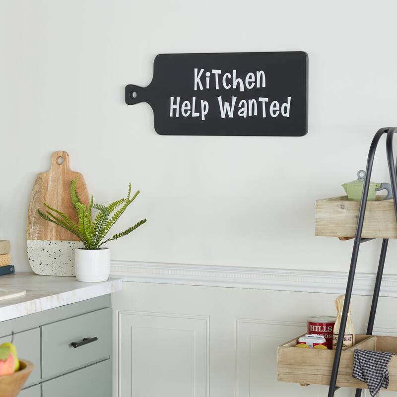 Black Wood Modern Farmhouse Wall Decor