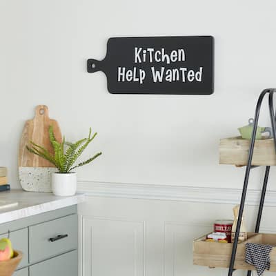 Black Wood Modern Farmhouse Wall Decor