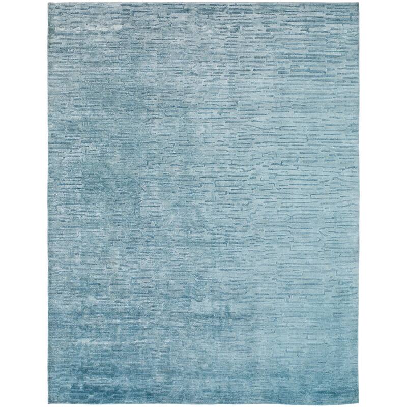 Handmade Linear Pattern Area Rug