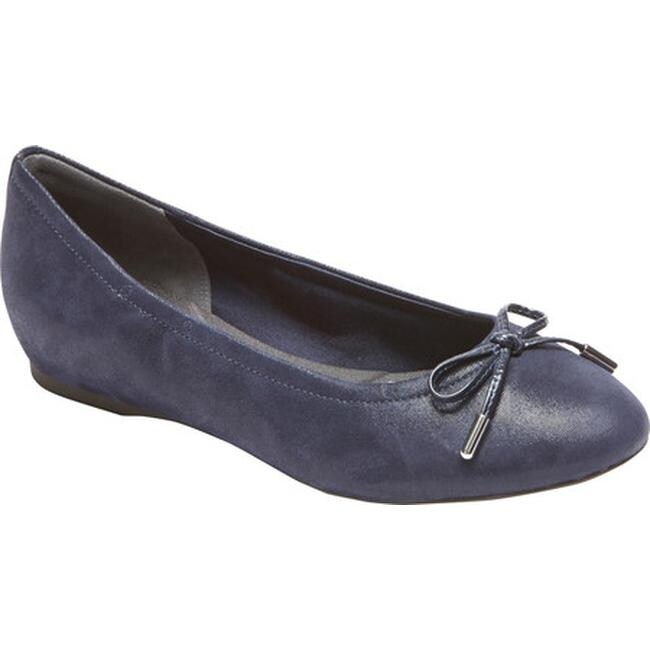 rockport tied ballet flat