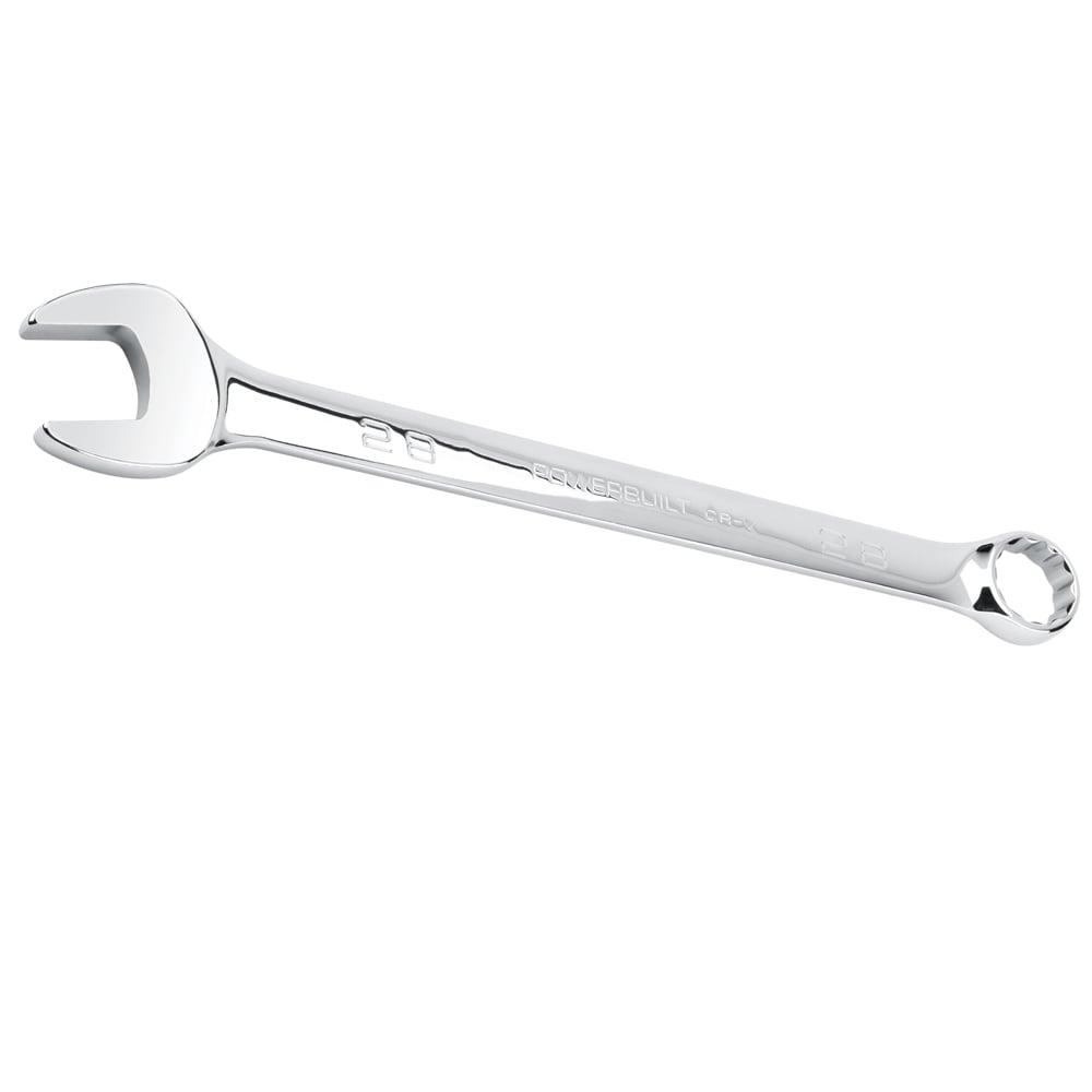 Powerbuilt 28mm Mirror Polish Combination Wrench Metric 644132