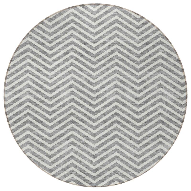HomeRoots Chevron Transitional Rectangle Outdoor Rug