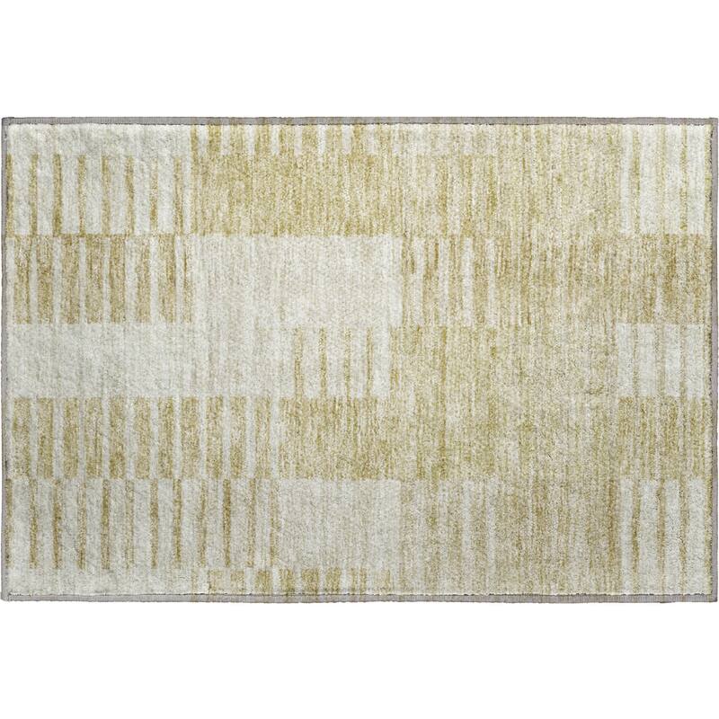 Premium Washable Super Soft Stripe Geo Mayfield Rug