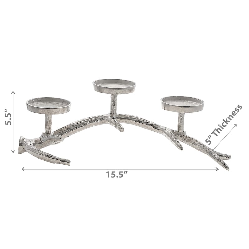 Christmas Antler Stand With 3 Pillar Holder - N/A