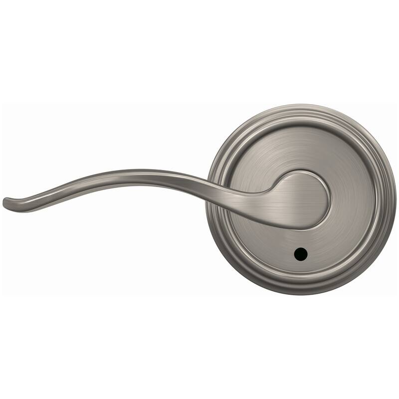 Schlage Custom Pennant Non-Turning Two-Sided Dummy Door Lever Set with