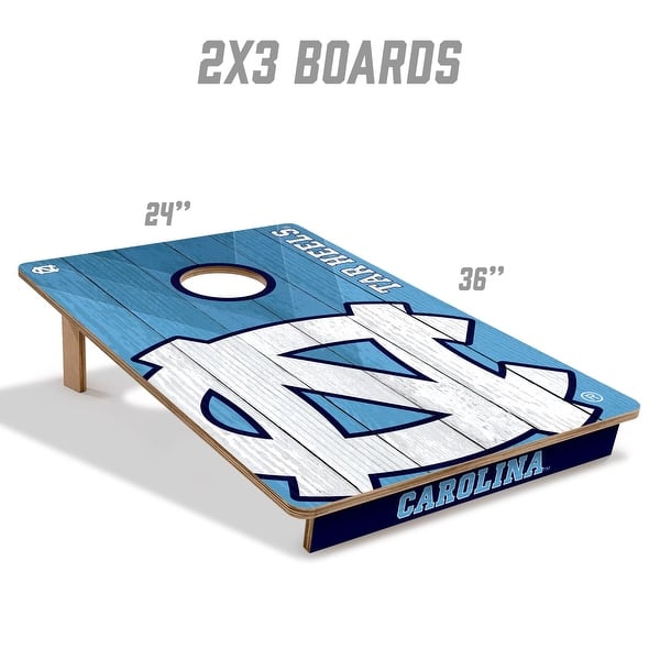 North Carolina Tar Heels NCAA Tailgate Cornhole Board Set