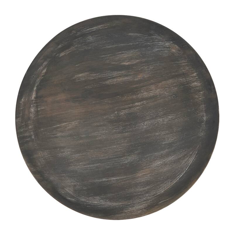 Rustic Woodland Charger (Set of 4) - Black - 14"x14" - 4 Piece