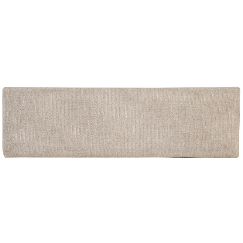 Magnussen Home Paxton Place Dovetail Grey Upholstered Bench - 58''W x 17''D x 19''H