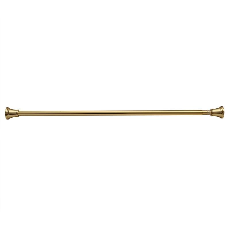 Utopia Alley Adjustable 72-Inch Shower Curtain Tension Rod - Rust-Proof Aluminum with Rubber End Cap, No Drill Installation