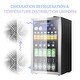 preview thumbnail 5 of 5, 3.2 cu ft wine refrigerator/cooler, 26 bottle/130 can freestanding beverage fridge, glass door