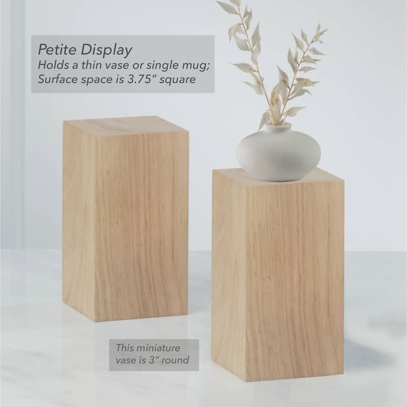 Tabletop Wood Risers - Set of 2
