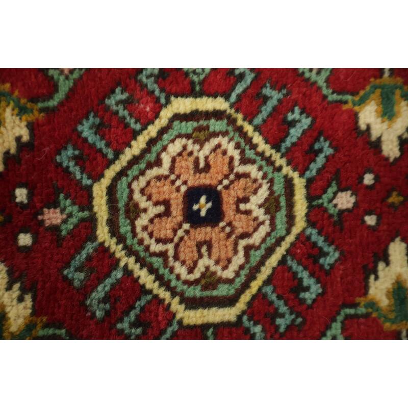 Hand Knotted Oriental 100% Wool Carpet Traditional Tribal Red Tabriz Area Rug - 10' 6'' X 7' 4''
