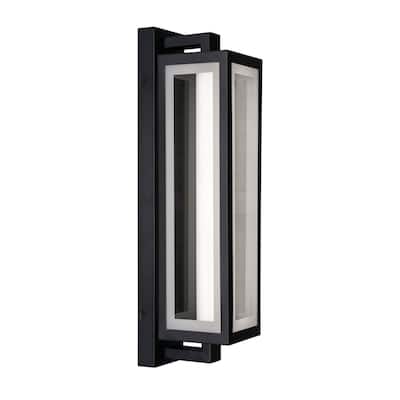 AFX BLKW0724LAJUD Blake 24" Tall LED Outdoor Wall Sconce with Clear