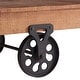 preview thumbnail 15 of 18, Myra Industrial and Rustic 47-inch Coffee Table by iNSPIRE Q Classic