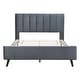 preview thumbnail 18 of 72, Twin/Full/Queen Size Velvet Upholstered Platform Bed Frame with Headboard and Wooden Slats Support, No Box Spring Needed