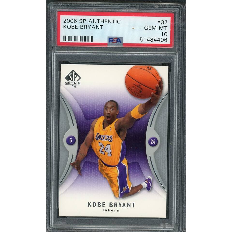 Kobe Bryant 2006 SP Authentic Upper Deck Basketball Card #37 Graded PSA 10 GEM MINT - 8'6" x 11'6"