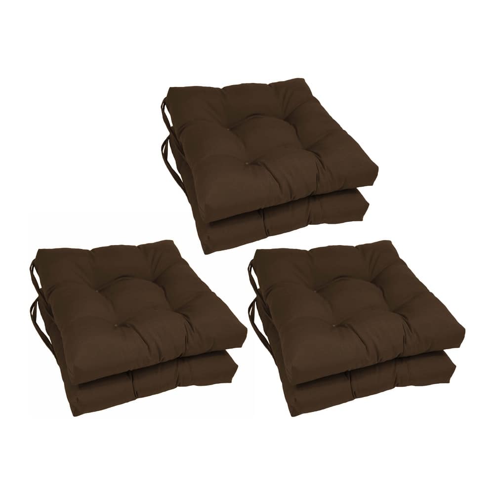 16-inch Square Indoor Chair Cushions (Set of 2, 4, or 6) - 16" x 16"