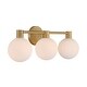 preview thumbnail 4 of 3, Minka Lavery 2993 Fenton 3 Light 24" Wide Bathroom Vanity Light with