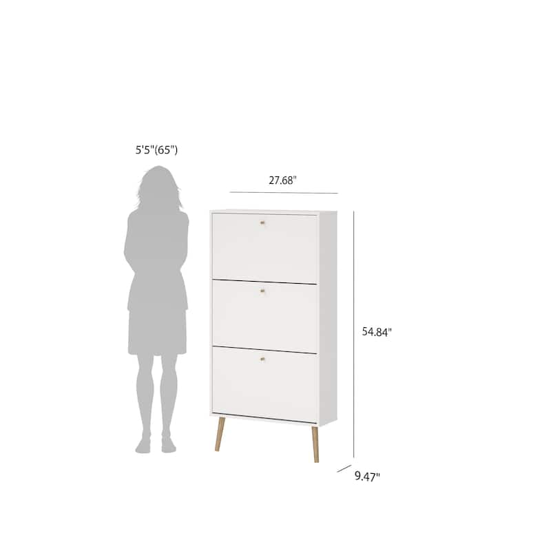 Carson Carrington Bodo 3-drawer Shoe Storage Cabinet