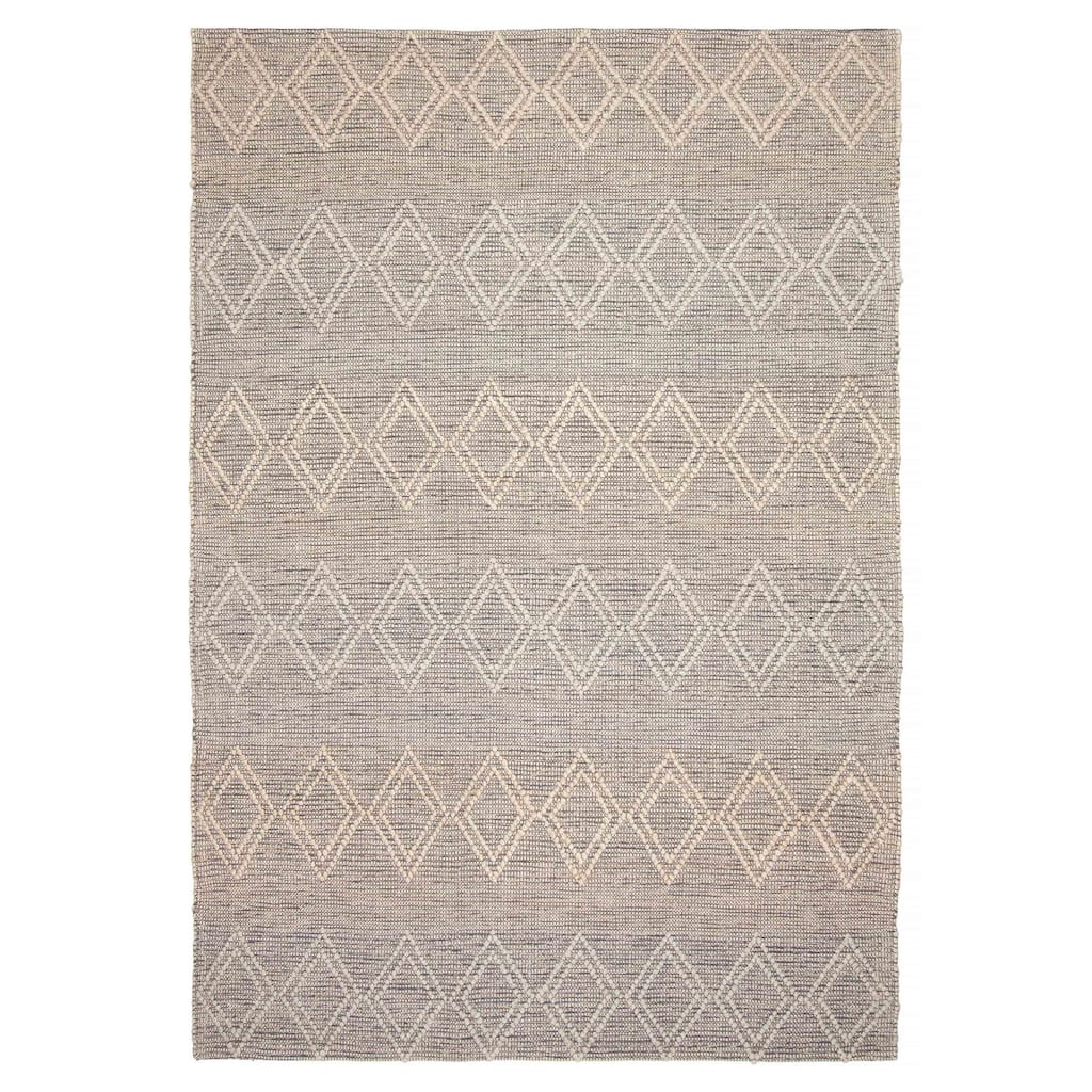 ECARPETGALLERY Braid weave Sienna Tan Wool Rug - 6'2 x 9'2