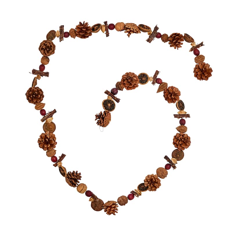 69" Natural Nuts Garland - Multicolor