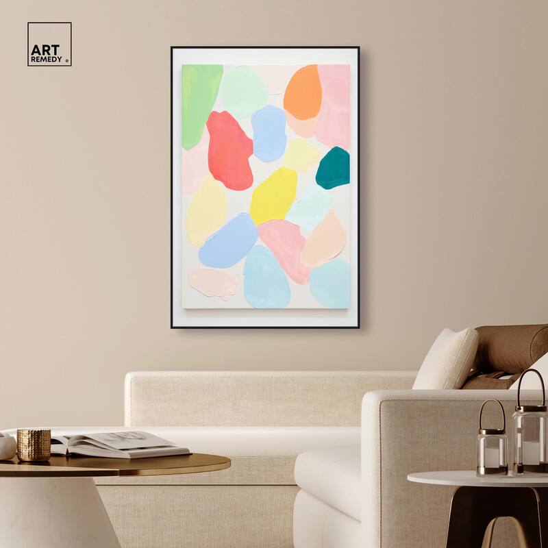 Sorbet Smudges II Canvas by Art Remedy