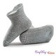 preview thumbnail 5 of 4, CozyWay Non-Slip Ankle Style Socks with Grippers, 12 Pack, Gray, 6-12 Months, Unisex