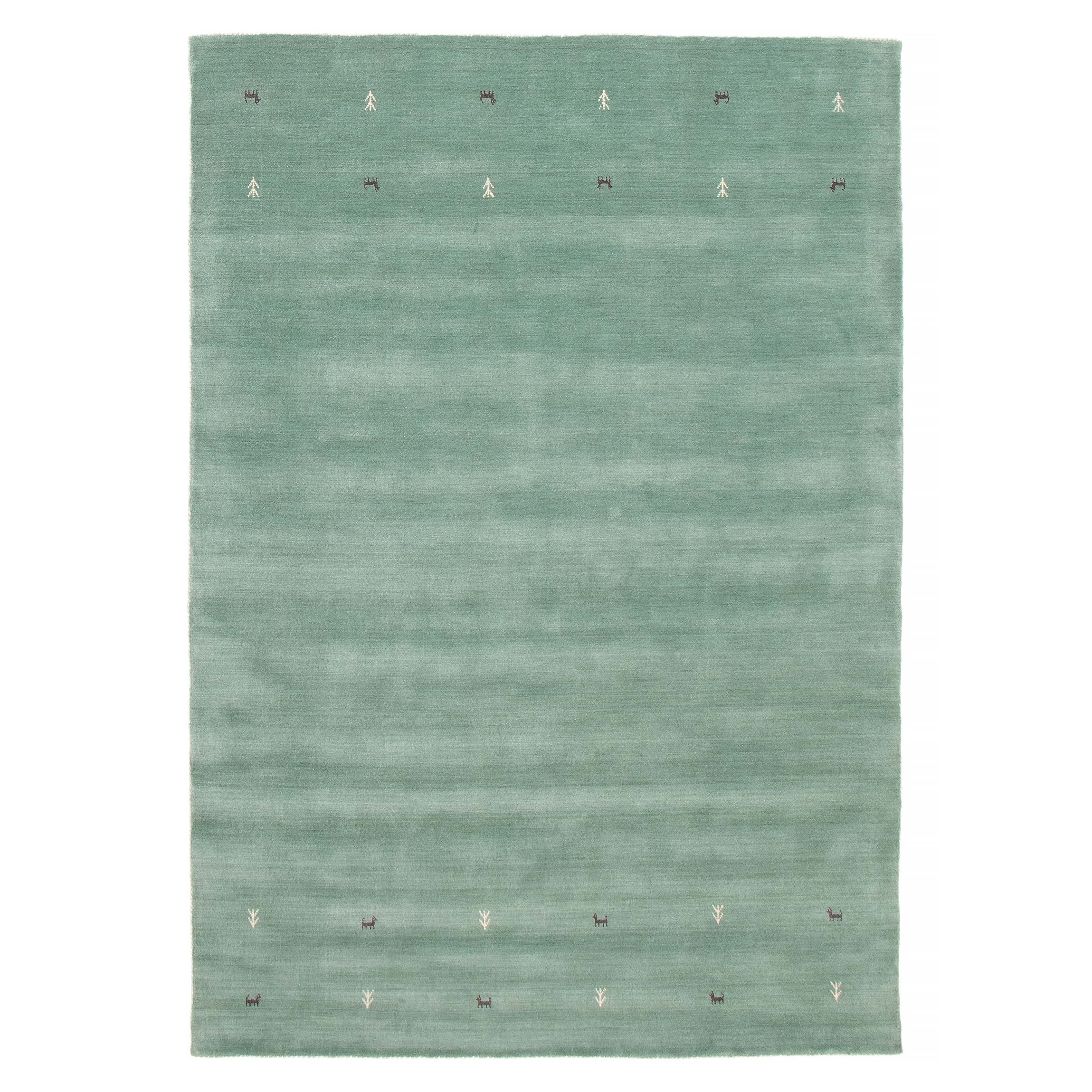 Kashkuli Gabbeh Blue Rug 6'7" x 8'0" - 6'7 x 8'0