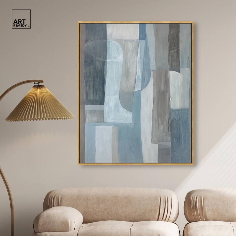 Tessellated Tones III Canvas by Art Remedy