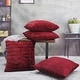 preview thumbnail 106 of 146, Serenta SuperMink Solid Color Throw Pillow Shell Cushion Cover Set