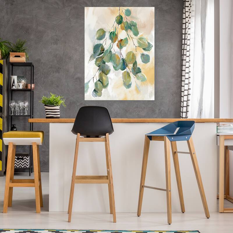 Eucalyptus I Crop By Studio Arts Canvas Art Print