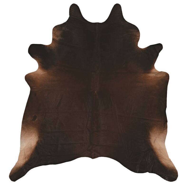 Cowhide Dark Brindle Full Skin Rug - 5' x 8'