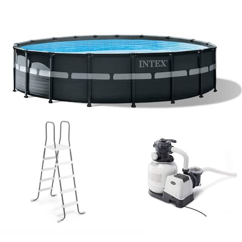Intex 18Ft x 52In Ultra XTR Frame Round Above Ground Swimming Pool Set with Pump - 242.88