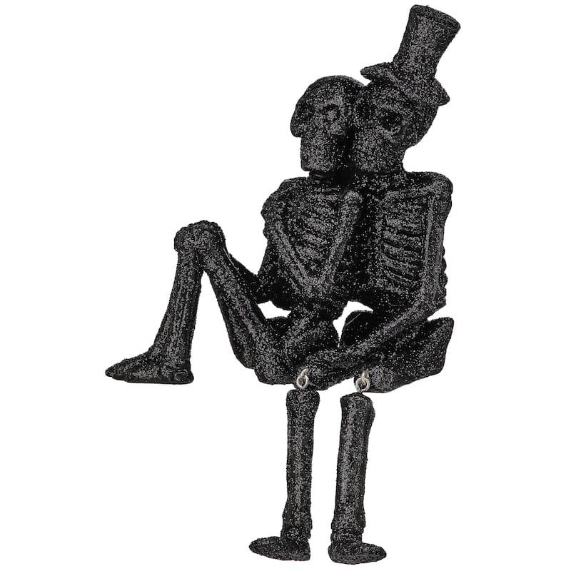 8" Resin Skeleton Couple