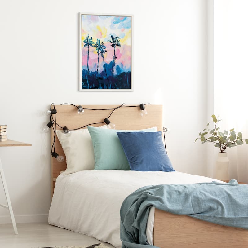 Kate and Laurel Sylvie Apache Junction Sunset Framed Canvas by Rachel Christopoulos