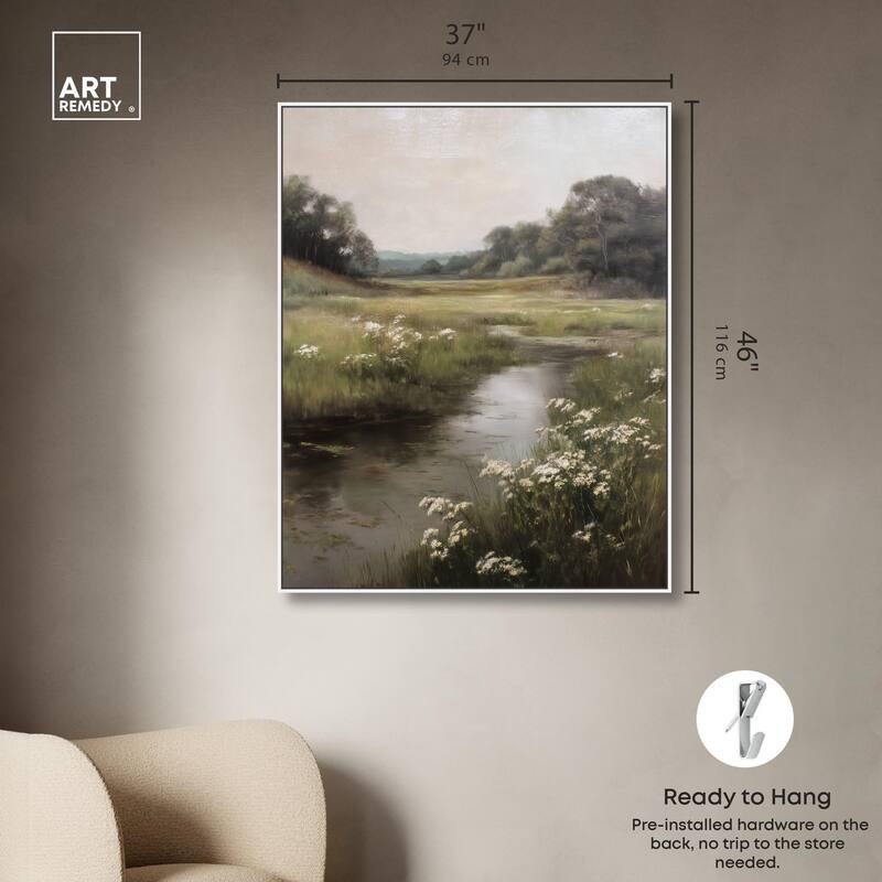 Quiet Waters Canvas by Art Remedy