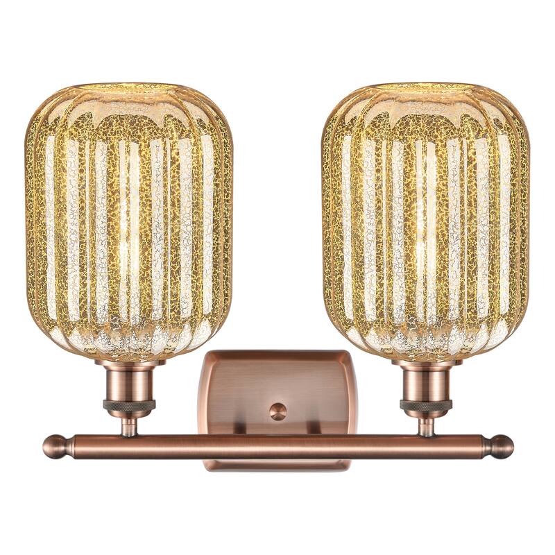 Innovations Lighting Endless Possibilities Ballston - Preston - 2 Light 17" Jar Shade Bath Vanity Light