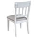 preview thumbnail 4 of 4, Alpine Furniture Donham Set of 2 Wood Side Chairs in Brown or White - N/A