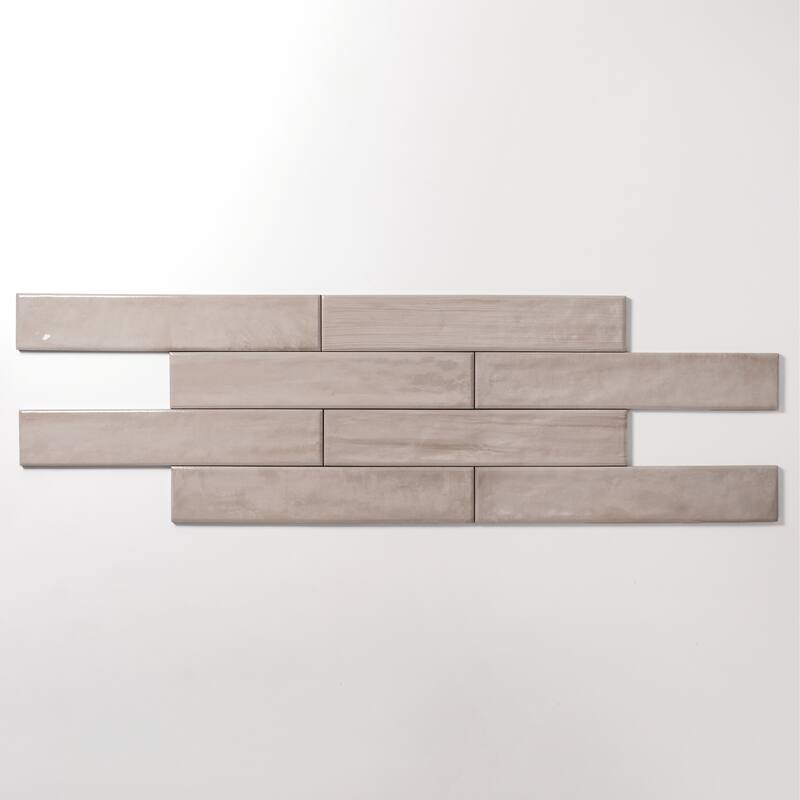 Buckingham 3 in. x 16 in. Glazed Porcelain Subway Wall Tile