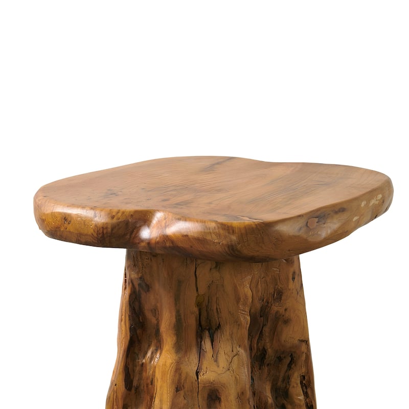 Cedar Wood Tree Root Stool - 13.7" x 13.7" x 18.9"