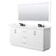 Option White / Giotto Quartz Top / Matte Black Hardware